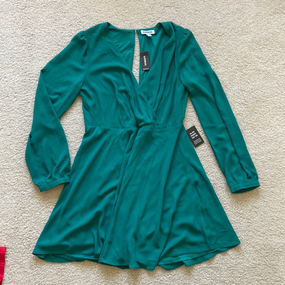 Express womens long sleeve dress, size S